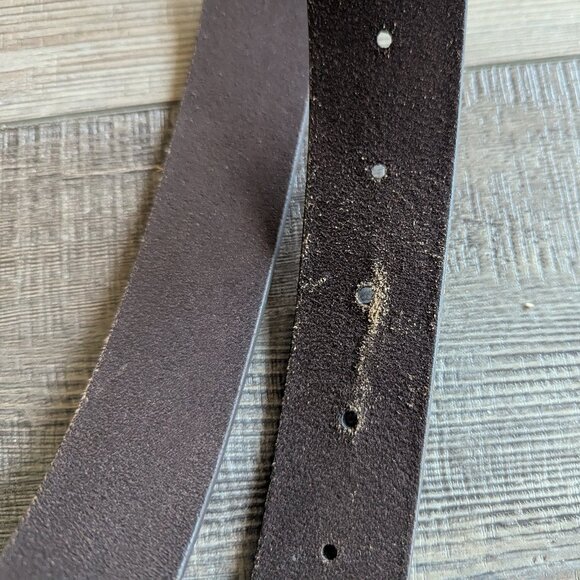 Carhartt Men's Roller Buckle Full Grain Leather Work Belt in Brown 42 - Picture 3 of 9